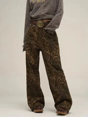 Streetwear Swagger Hip Hop Leopard Trousers