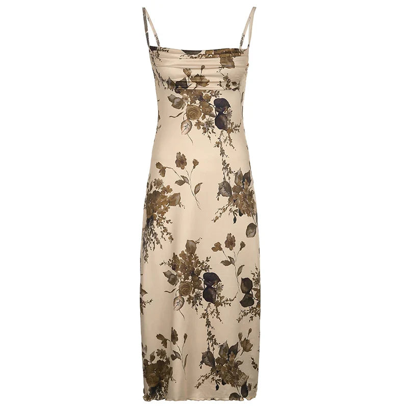 Y2K Retro Floral Dress | Unleash Vintage Vibes