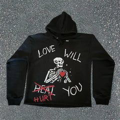 Hoodies Solid Warm Street Wear Casual Men's Loose Breathable