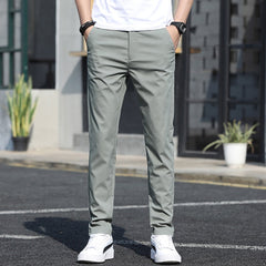 Men Pants Slim Straight Stretch Classic Trousers Spring Autumn Pant High quality
