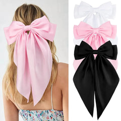 Satin Bowknot Hairpins