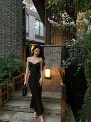 Sexy Black Maxi Dress for Women