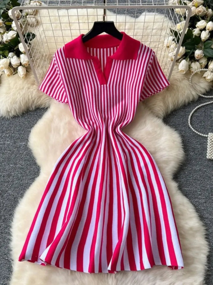 Vintage Knitted Mini Dress