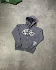 Zip Up Hoodie Y2K Zipper Sweatshirt Harajuku Hip Hop Oversized Graphic Print  Streetwear