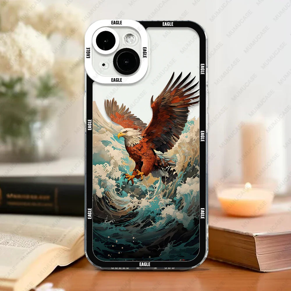 Case For iPhone Plus Soft Cover Eagle