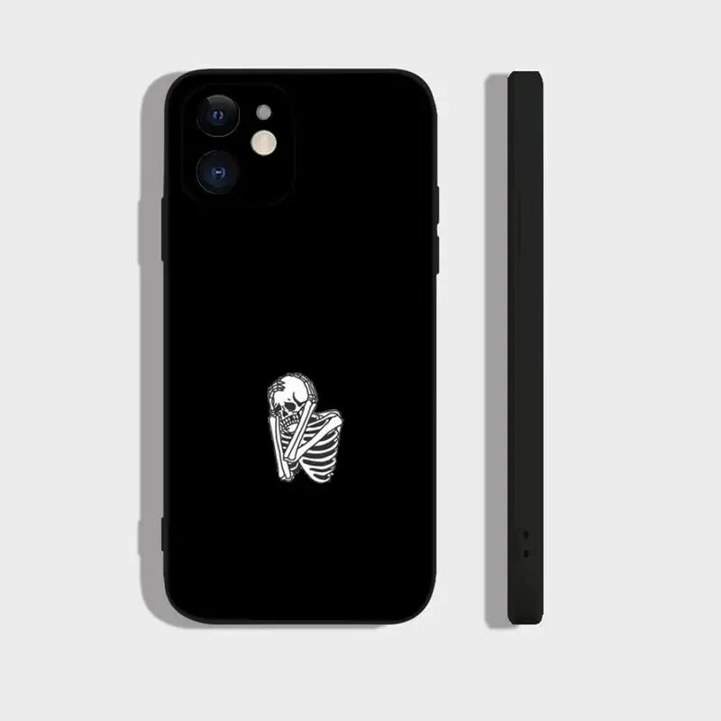 Skeleton Skull Phone Case For iPhone