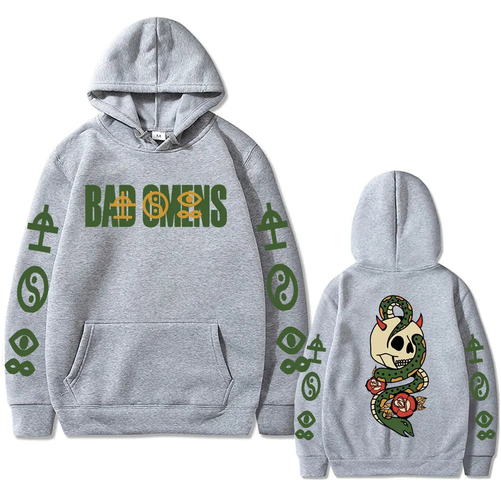 Bad Omens Gothic Graphic Hoodie Vintage Y2K