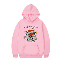Men Streetwear Hoodie Skull Fashion Comfortable Autumn Winter