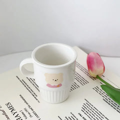 Couple Cartoon Bear Ceramic Mug Cute