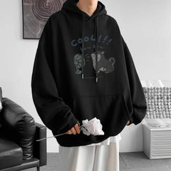 Print Hoodies For Men Y2K Streetwear Clothes Hip Hop Fashion Hooded Sweatshirts