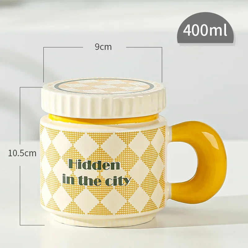 Ceramic Coffee Cup Mug Aesthetic