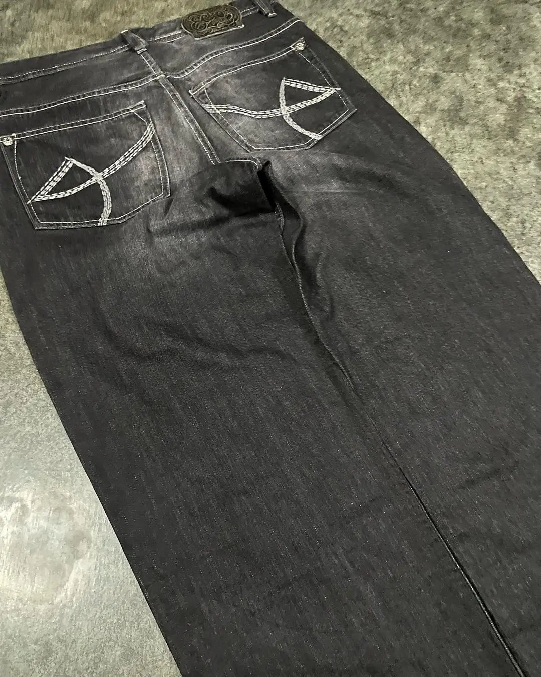 Y2k Men High Waist American Street Wide Leg Hip Hop Fashion