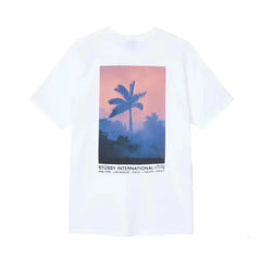 Stussiness Summer Cotton T-shirt: Unisex Casual Streetwear