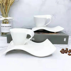 Creative Ceramic 300ml Coffee Cup Espresso Coffee Cup With Saucer Home Water