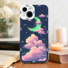 Case For iPhone Soft Cover Cloudy Sky