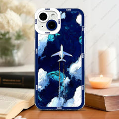 Case For iPhone Soft Cover Cloudy Sky