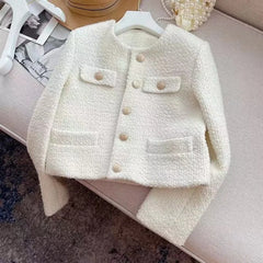 Korean Chic Jacket Vintage Coat Women Outerwear