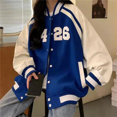 Y2K Baseball Jacket Harajuku Streetwear for Women