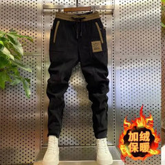 Corduroy Autumn Winter Streetwear Casual Fleece Harem Pants