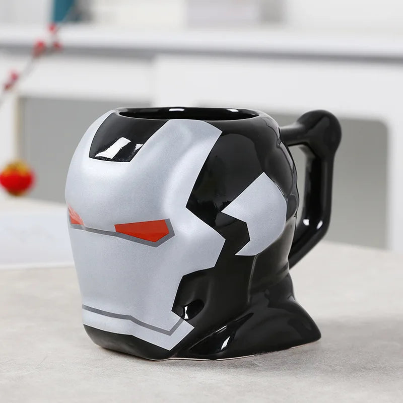 Creative Spider Man Hulk Captain America Deadpool 3D Mugs Ceramic Cup