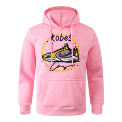 Autumn Winter printing Basketball shoes Hoodie Sweatshirt loose casual Hip-hop Sweatshirts