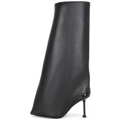 Shark Toe Knee Length Boots