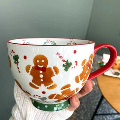Christmas Ceramic Tea Mugs Funny Coffee Mug Cute Water