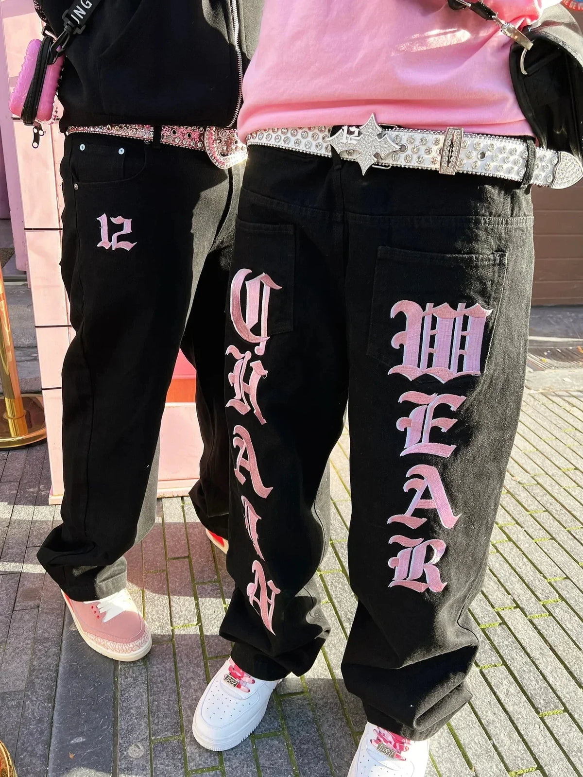 Y2K Skull Drawstring Pants - Summer Fashion