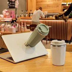 Stainless Steel Coffee Cup Double Layer Vacuum Insulation Cup Office Mug Outdoor