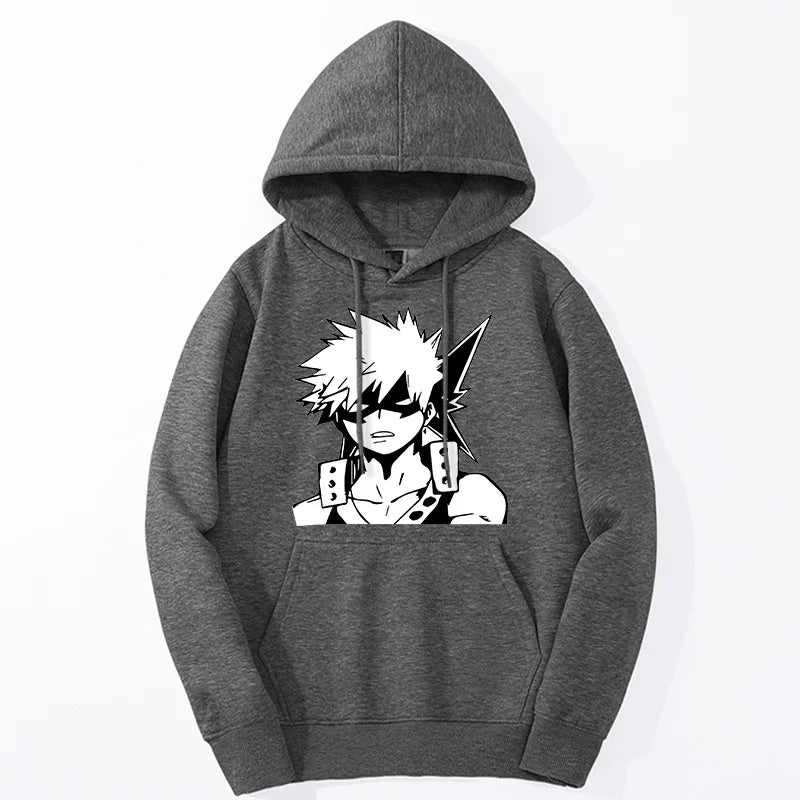 2024 My Hero Academia Men's Hoodie Anime Streetwear