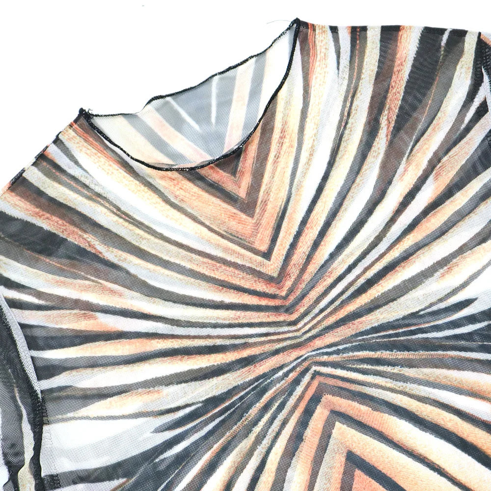Stripe Flare Pants Set