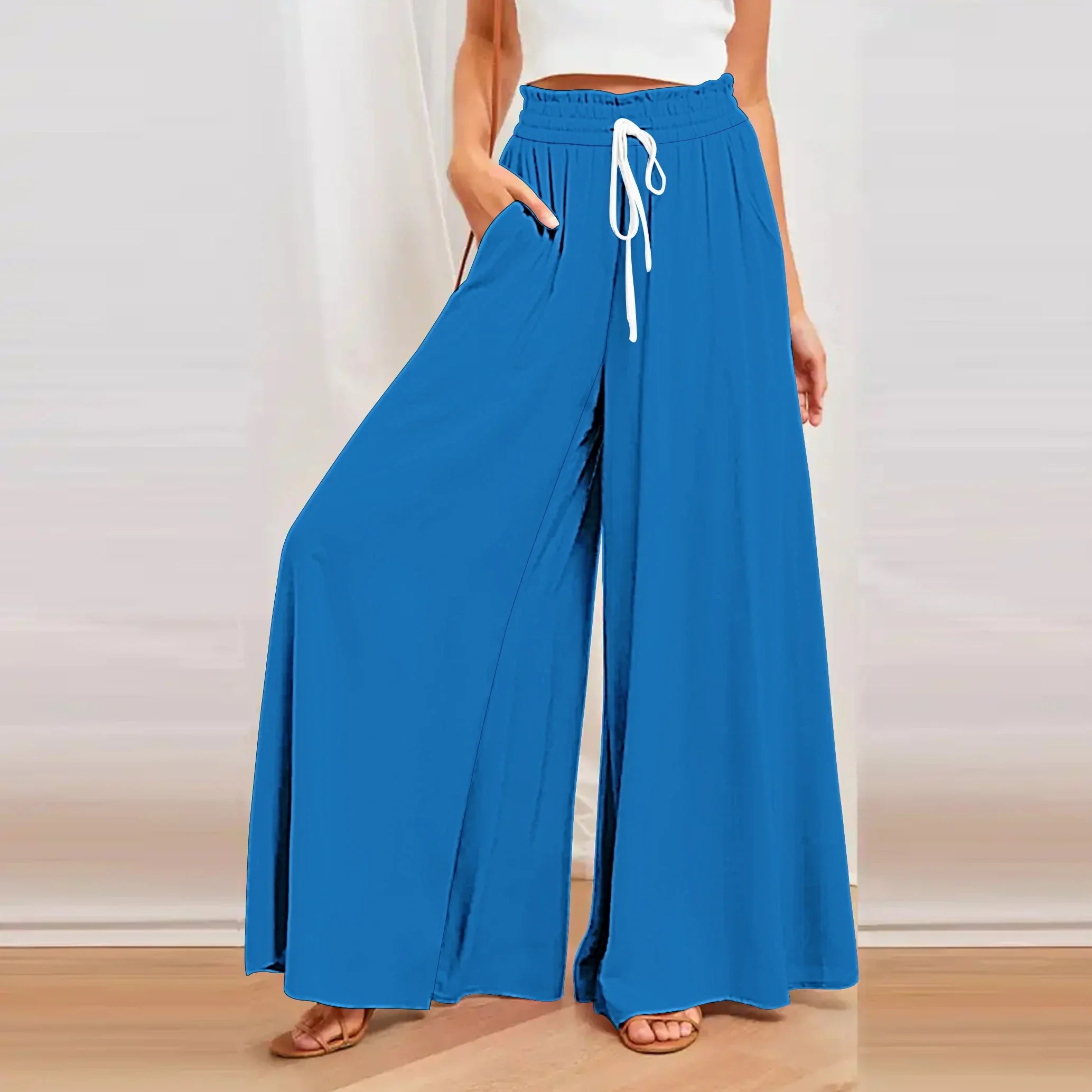 2024 Spring/Summer Bamboo Cotton Women's Skirt Pants