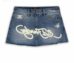 Love Kills Ed Hardy Mini Skirt