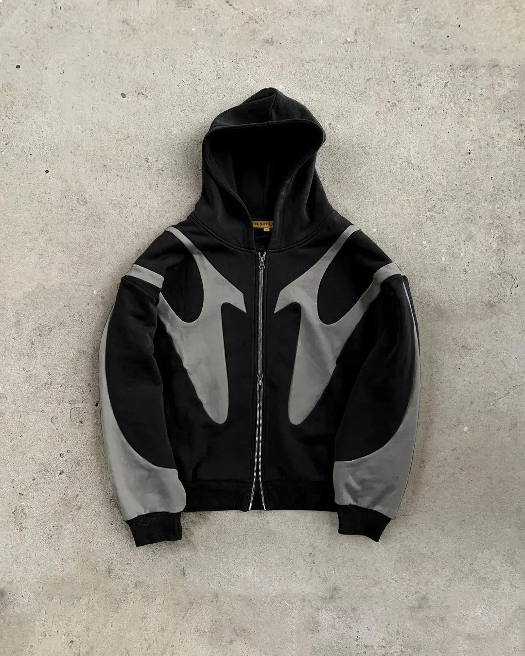 Y2k Street Fashion Loose Multi Zipper Oversized Hooded Autumn Winter Coat Unisex