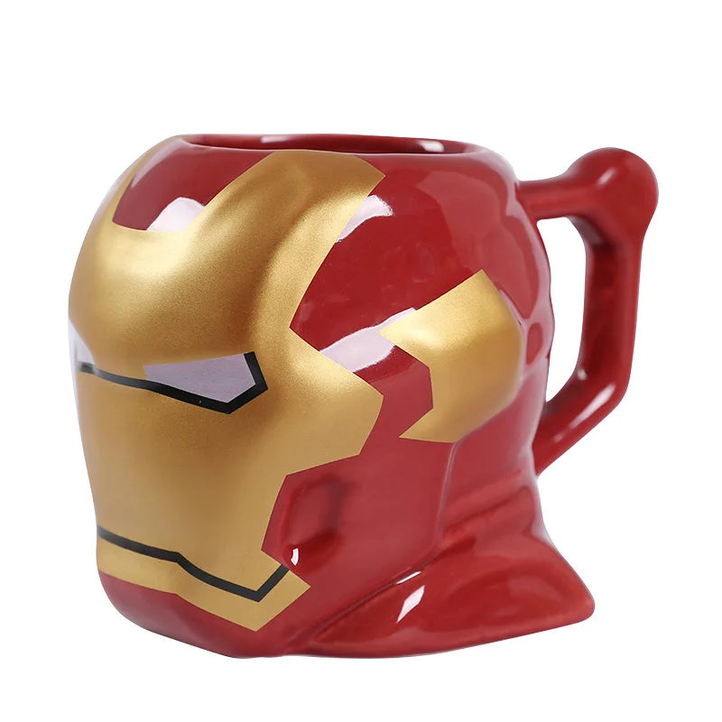 Creative Spider Man Hulk Captain America Deadpool 3D Mugs Ceramic Cup