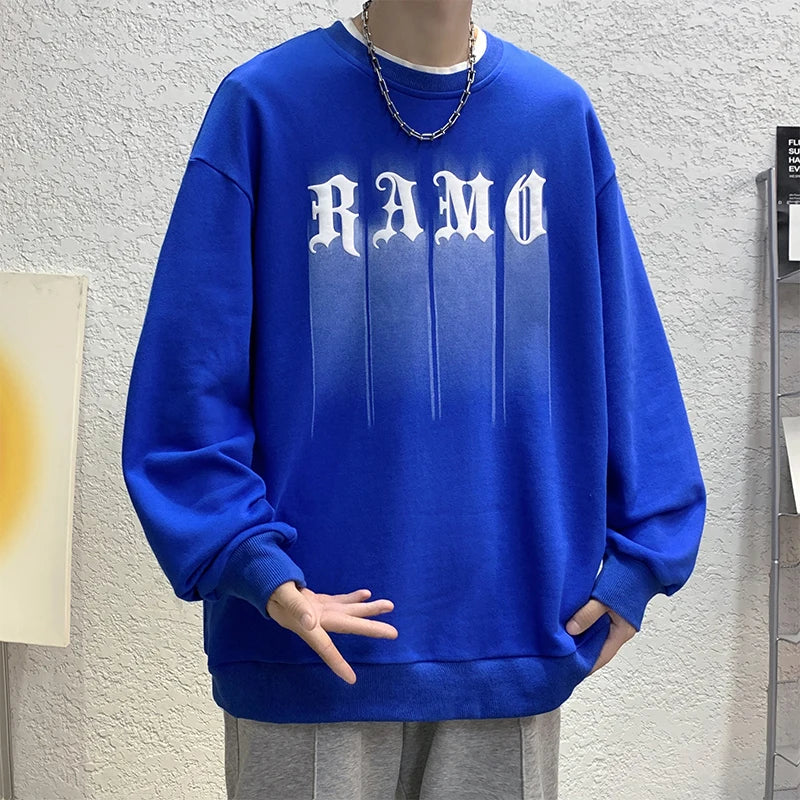 Streetwear Oversized Hoodie Harajuku Fashion Casual y2k O Neck Sweatshirts
