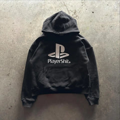Streetwear Game icon Parody Print Hoodies Women