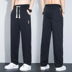 2024 New In Men's Casual Straight Thin Trousers Pantalones Hombre Jogging