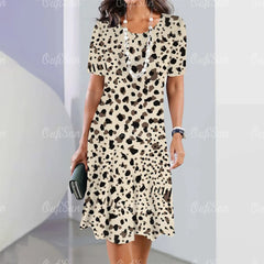 Leopard Midi Dress 2024