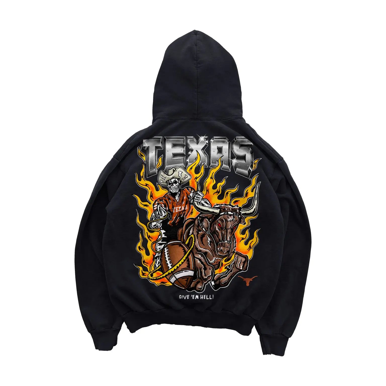 Y2k Gothic HipHop Pattern Print Hoodies Retro Fashion Warren Skull Mens Hoodie