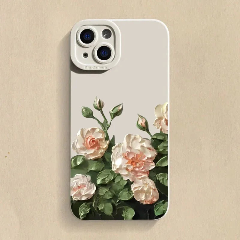 Rose Flower Phone Case For iPhone
