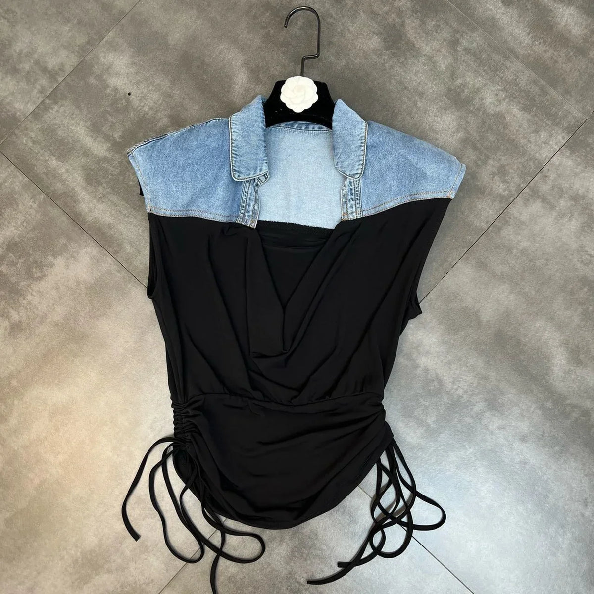 Come With Me Drawstring Top