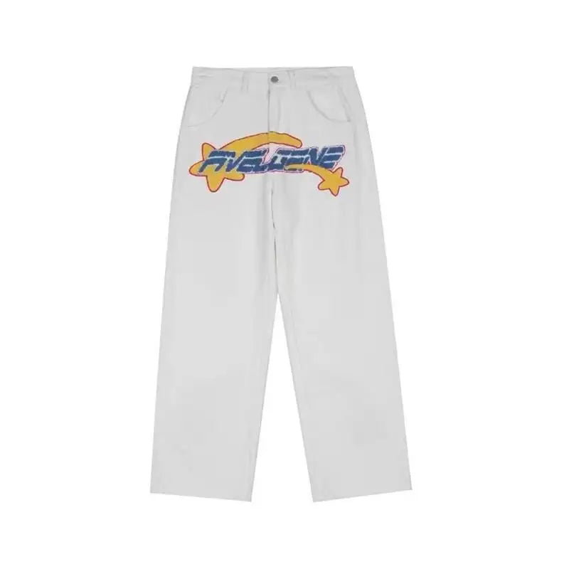 Y2K Vibes: Distressed New Jeans for Retro Streetwear