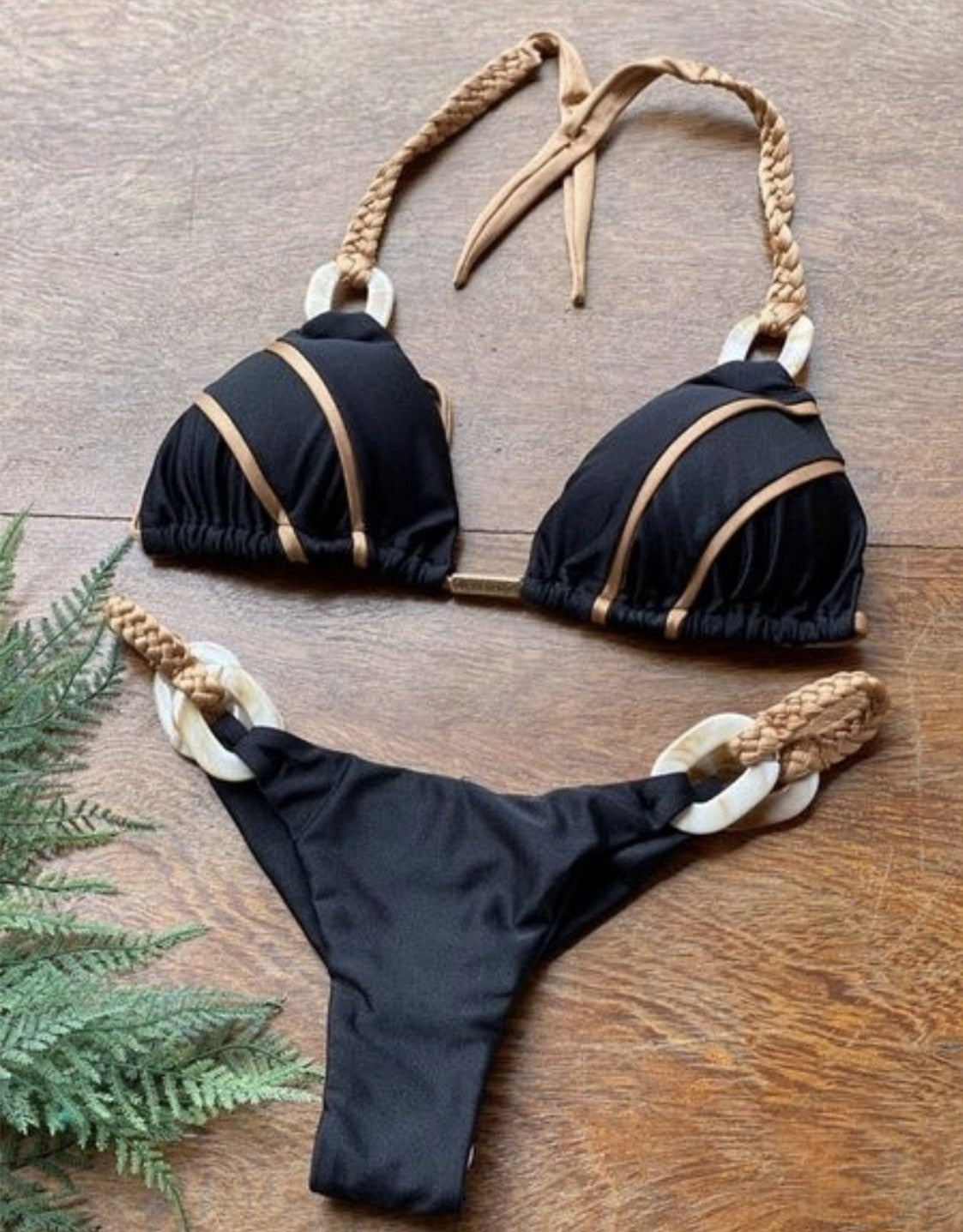 Bikini Set Swimwear Women Sexy Thong Push Up