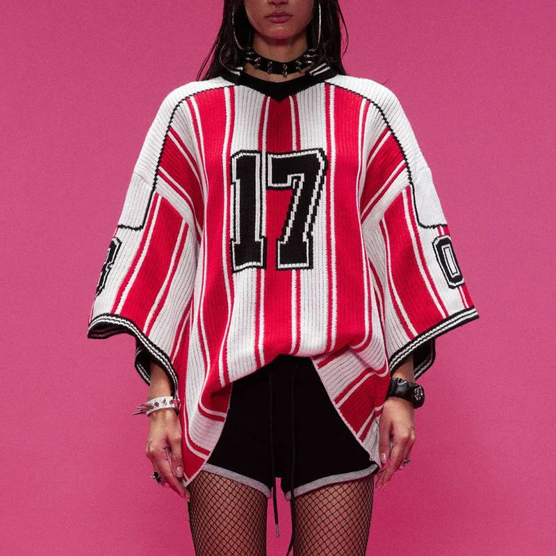 Arena Games Knitted Sweater Half Sleeve Top