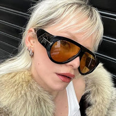 Spill The Tea Oversized Sunglasses