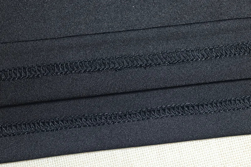 Your Invited Black And White Mini Dress