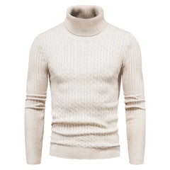 Men Sweater Pullovers Turtleneck Korea Style