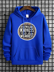 Kindness Not Weakness Printed Men's Hoodie