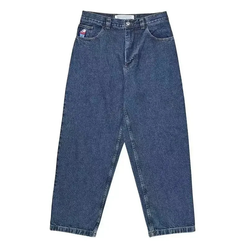 Y2K Hip Hop Gothic Cartoon Baggy Jeans Men's